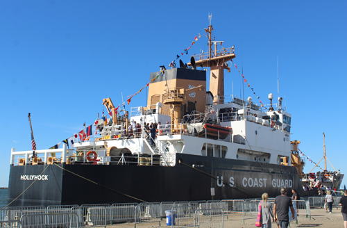 US Coast Guard ship in Cleveland